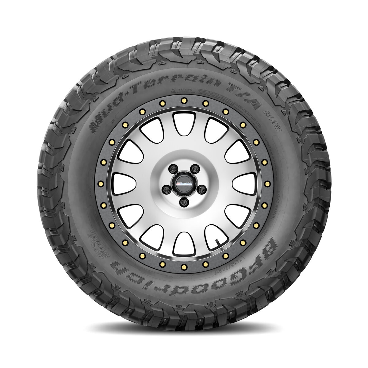 BFGOODRICH 35X12.50R18LT 123Q TL MUD TERRAIN T/A KM3 LRE RBL GO