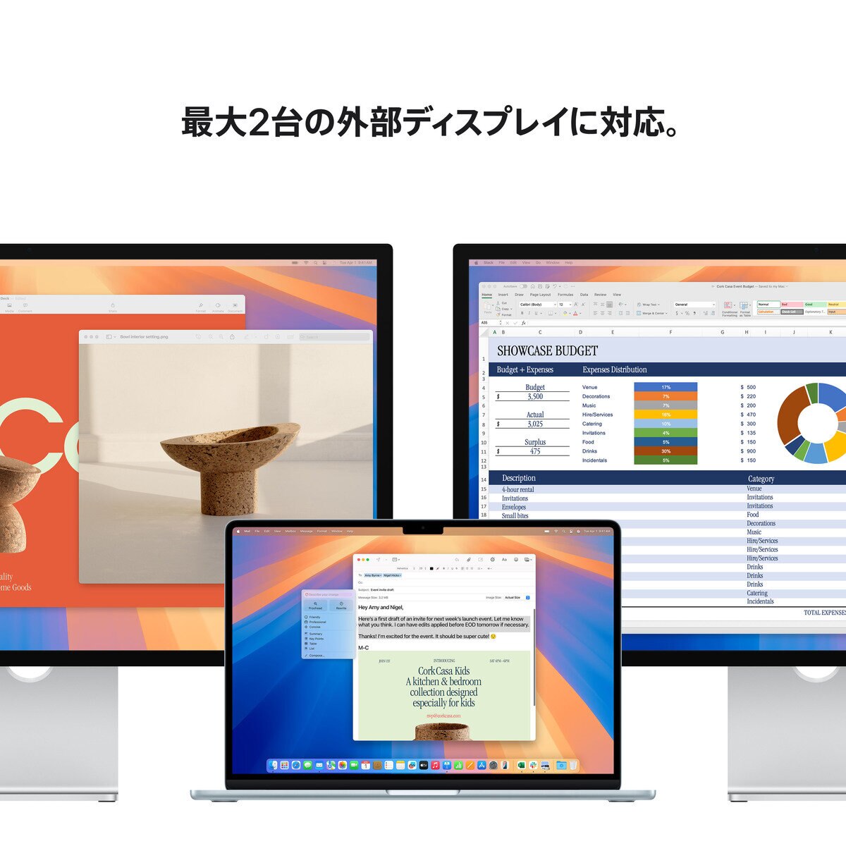 Apple MacBook Air 15インチ/10コアCPU/ 10コアGPU/M4チップ /16GB/256GB SSD - スターライト