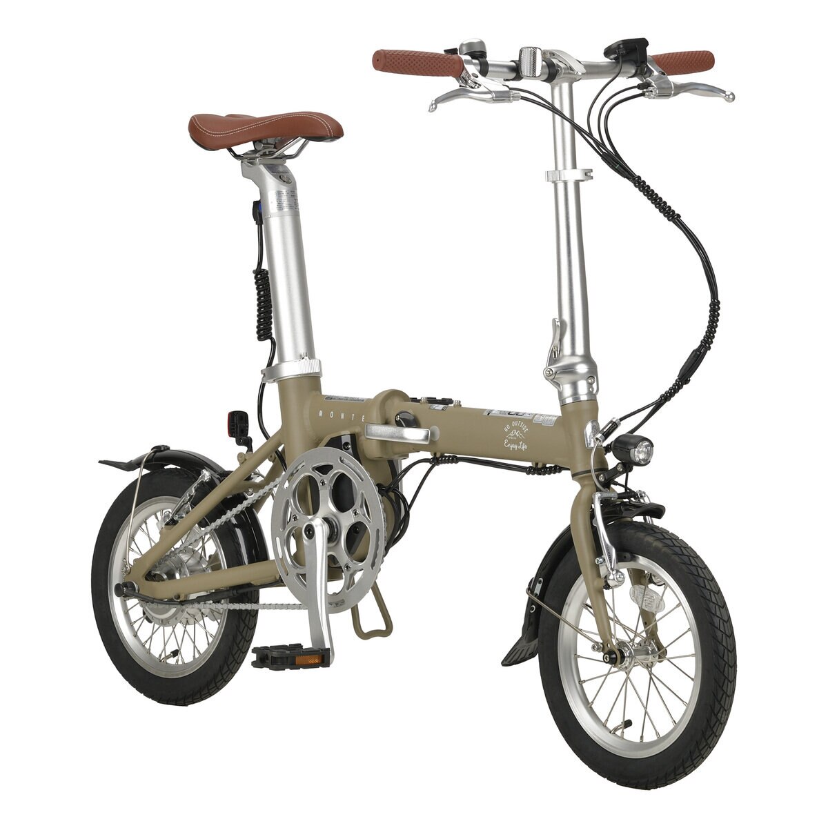 CAPTAIN STAG E RELIGHT 電動アシスト自転車 モンテ カーキ