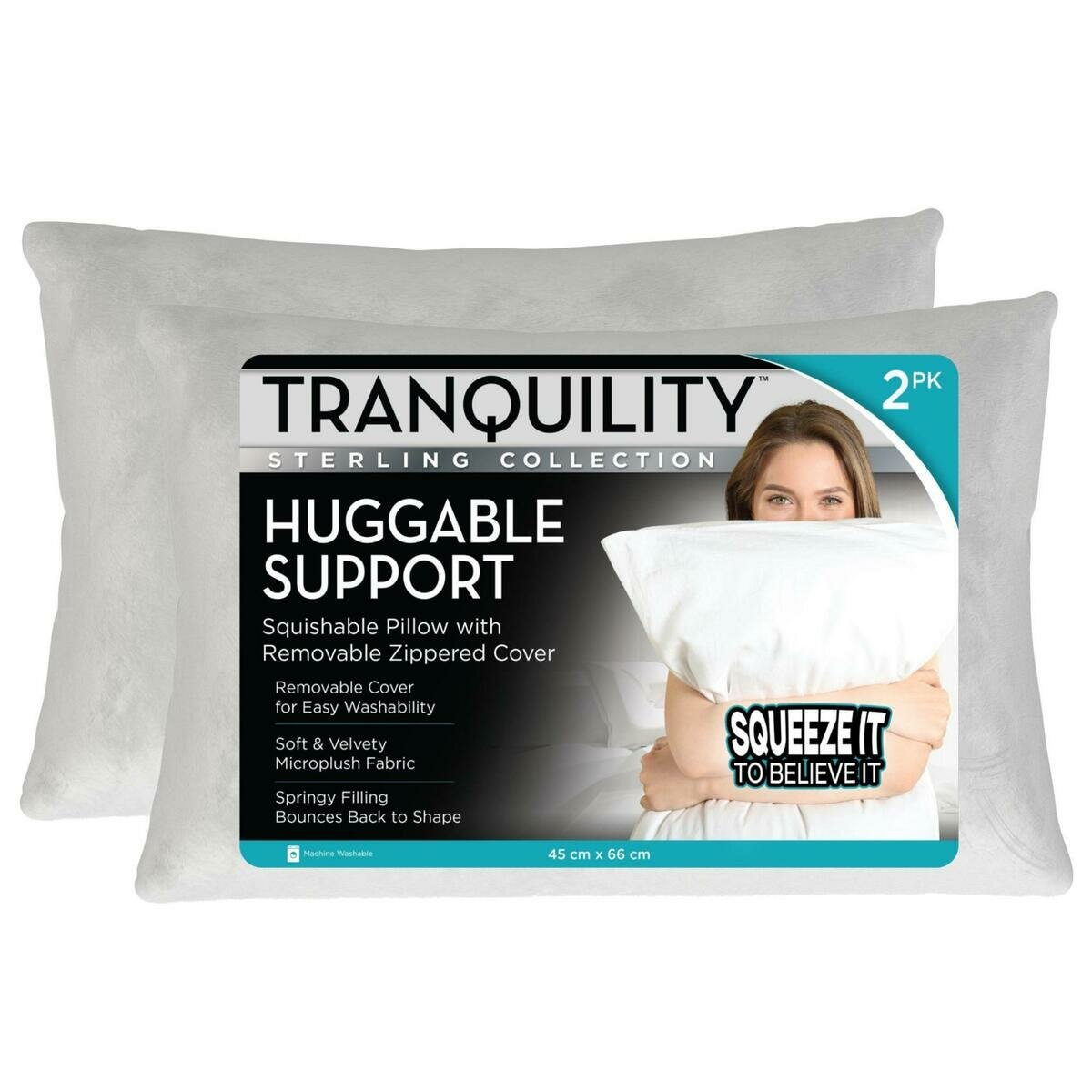 Tranquilty ハガブル枕 2個パック