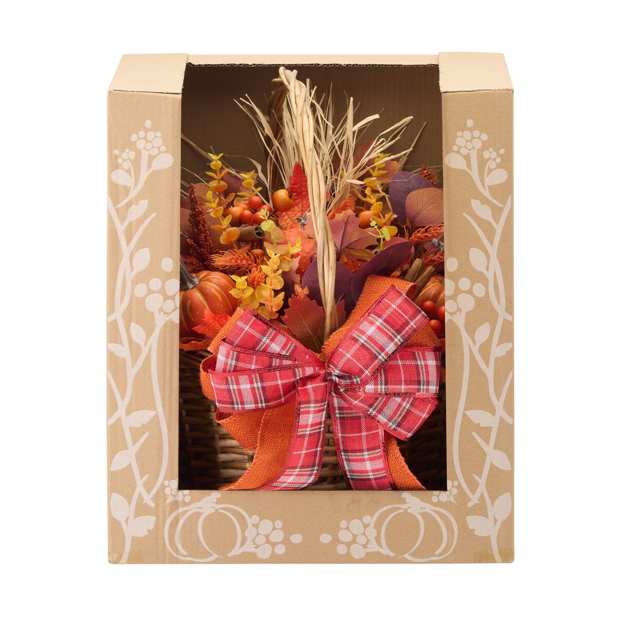 オータム アレンジメント バスケット