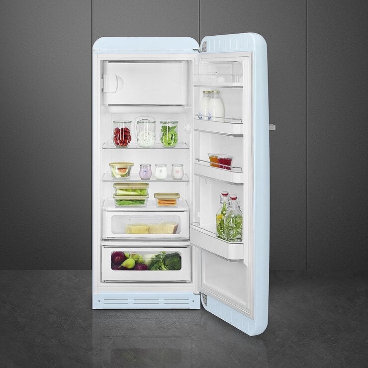 SMEG 270L 冷蔵庫 FAB28RPB5JP パステルブルー