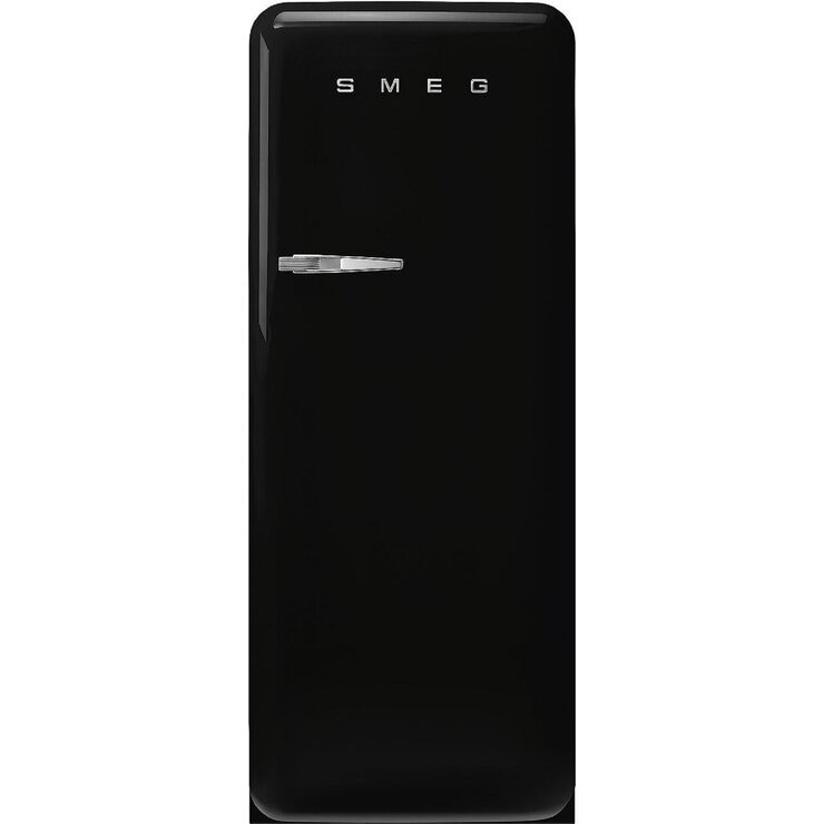 SMEG 270L 冷蔵庫 FAB28RBL5JP ブラック