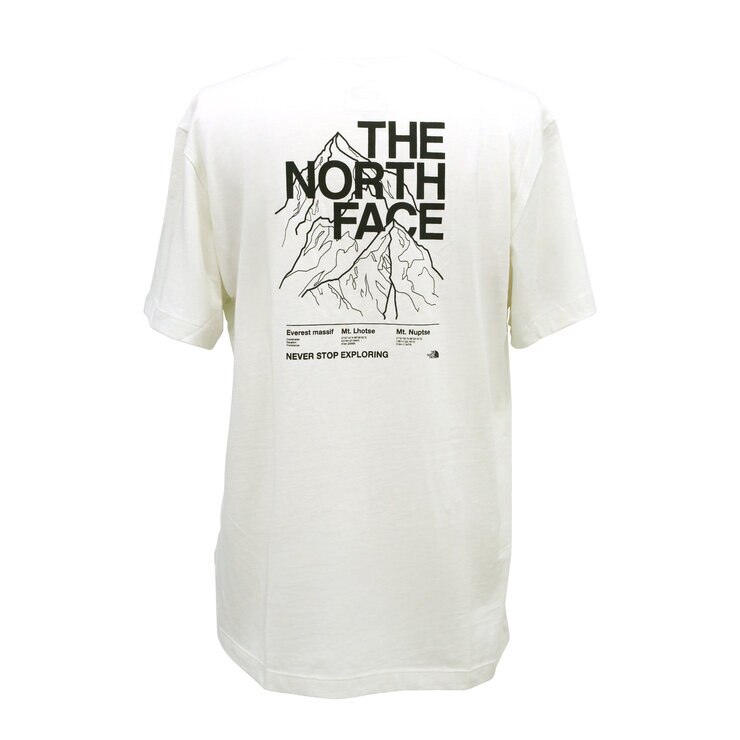 ザ ノースフェイス メンズ エボリューション ハーフ ドーム 半袖 Tシャツ ホワイト L
