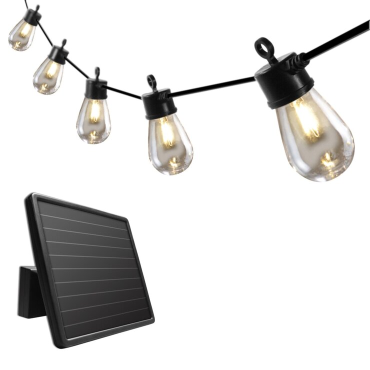 Sunforce LED ソーラーストリングライト 10m 15球 屋外用 Sunforce LED ソーラーストリングライト 10m 15球 屋外用