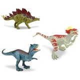 ライト&サウンド付き 恐竜フィギュア5体セット カルノタウルス, パキケファロサウルス, ステゴサウルス, アルゼンチノサウルス, ティラノサウルス
