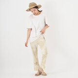 オーシャンパシフィック レディース UVカット パンツ ベージュ L