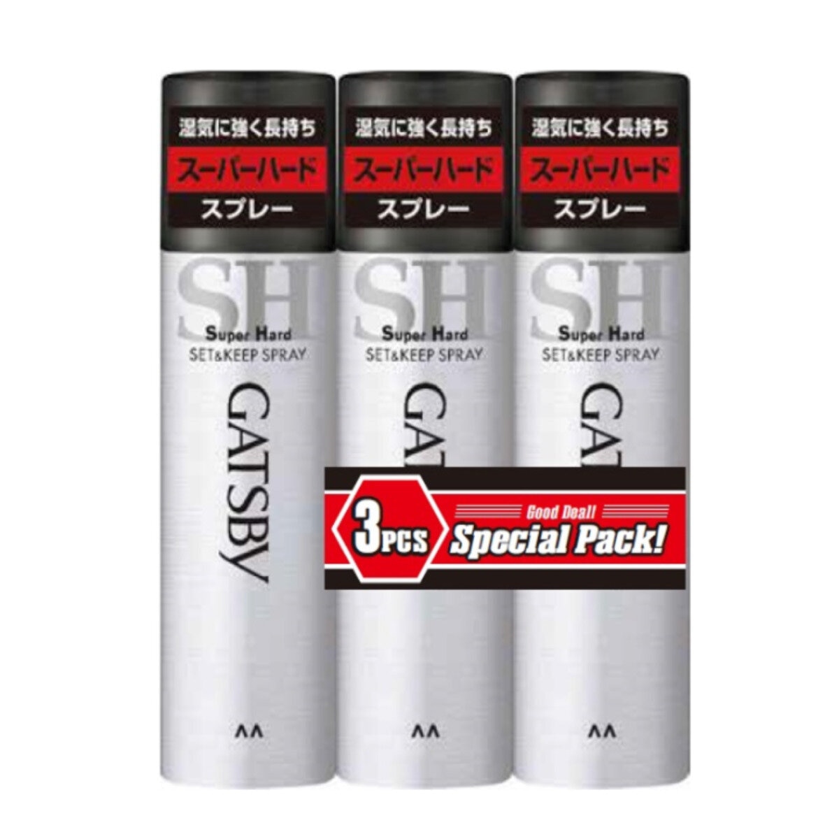 ギャッツビー セット&キープスプレー 180g x 3 ギャッツビー セット&キープスプレー 180g x 3