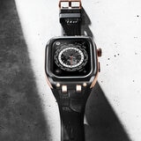 HUMBLE RICH Apple Watch Case 7/8/9対応 41mm レザー ブラック WBB0289-009
