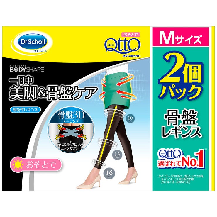 メディキュット ボディシェイプ 骨盤3Dサポート レギンス / Mサイズ 2個パック メディキュット ボディシェイプ 骨盤3Dサポート レギンス / Mサイズ 2個パック