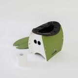 SOLCION（ソルシオン） PATATTO 250+ 折りたたみイス / 非常用トイレ 座面の高さ25cm オリーブ