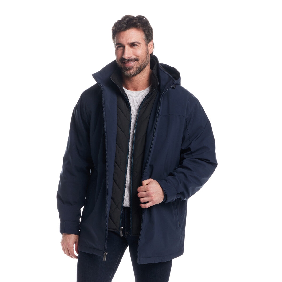 WEATHERPROOF メンズ ストレッチ ジャケット ブルー S
