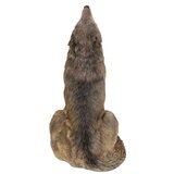 ウービア 吠えるオオカミの置物 特大 H18176