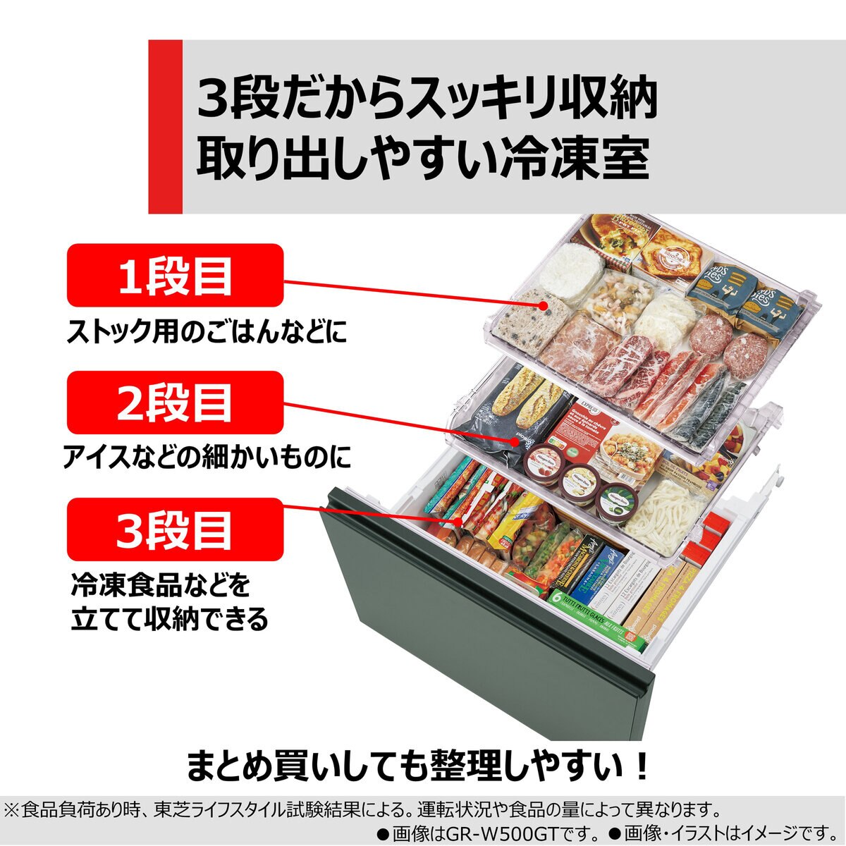 家庭用冷蔵庫 保湿鮮蔵庫 置けちゃうビッグ GR-W42FT - その他