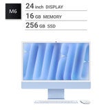 Apple/iMac 24インチ/10コアCPU/10コアGPU/M6チップ/16GB/256GB SSD/ブルー
