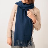 ダニエルウェリントン ストール 180cmｘ60cm ネイビー