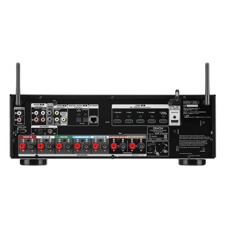 デノン 7.2ch サラウンドレシーバー AVRX1600HK デノン 7.2ch サラウンドレシーバー AVRX1600HK
