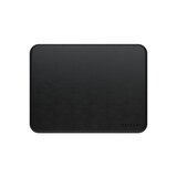 Satechi マウスパッド ヴィーガンレザー プレミアム ブラック 249mm x 190mm
