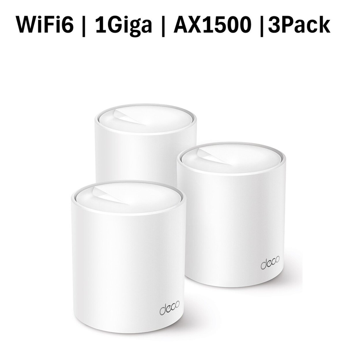 TP-Link Deco X10 3Pack メッシュWiFi6 ルーター 1201＋300Mbps AX1500 IPoE IPv6対応 3年保証