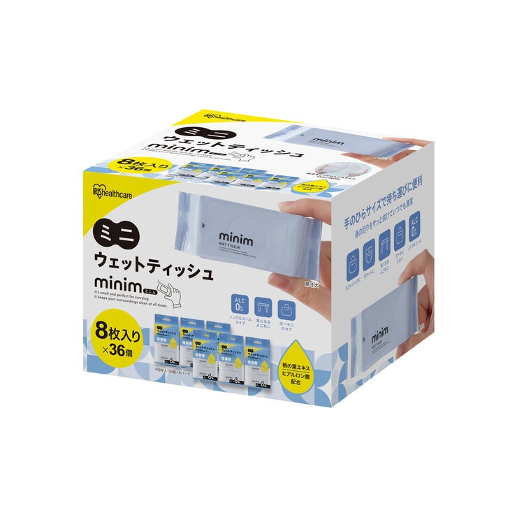 ポケット ウェットティッシュ Minim 36パック ポケット ウェットティッシュ Minim 36パック