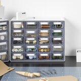 シスマックス 小物収納キャビネット 引き出し20個 - グレー