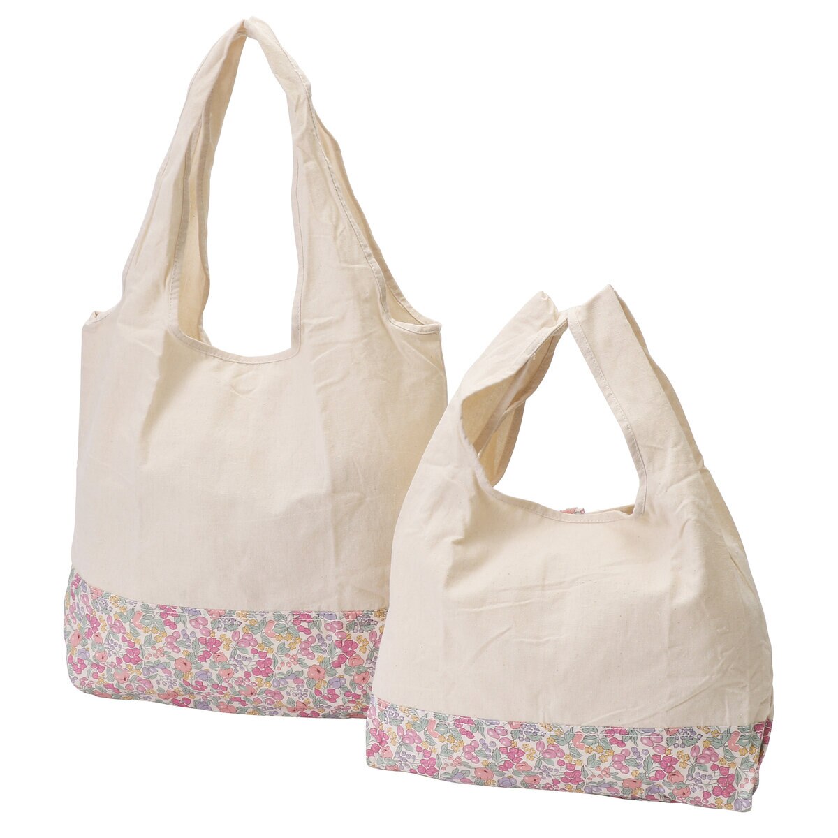 リバティプリント エコバッグ 2枚セット ピンク