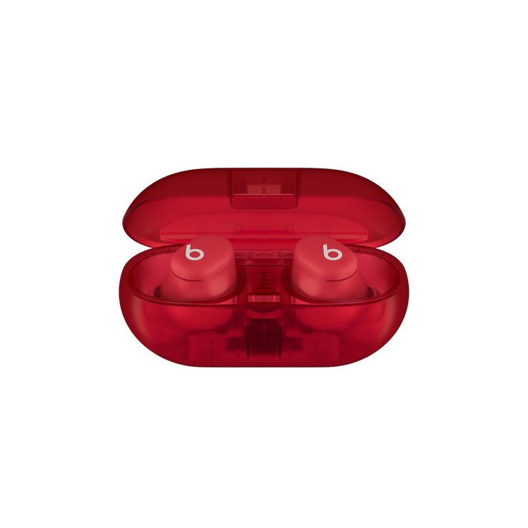 Beats Solo Buds トランスペアレントレッド