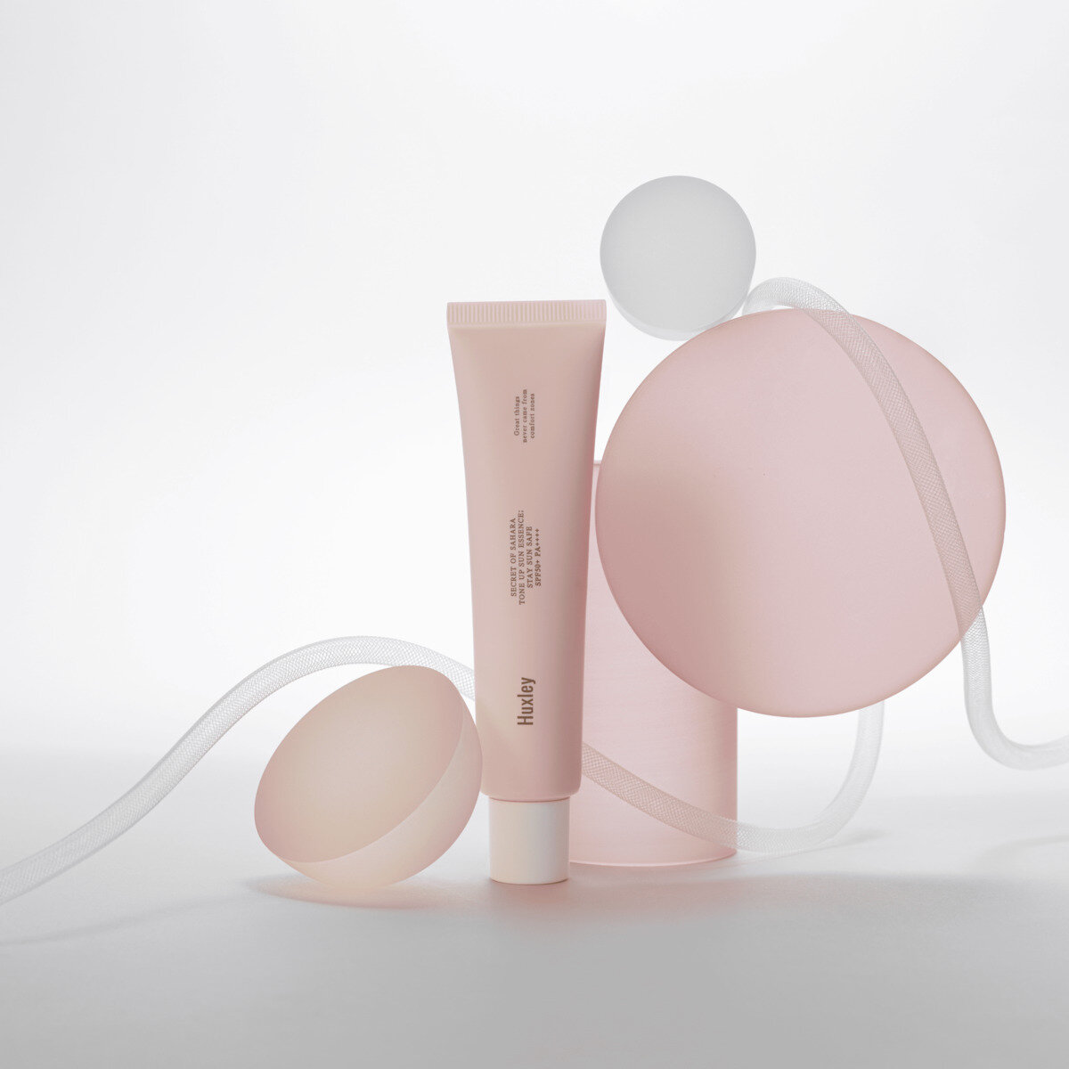 ハクスリー トーンアップサンエッセンス ステイサンセーフ SPF50+ PA++++ 70ｍL テラピーチ