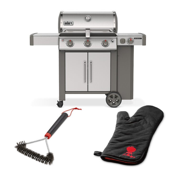 ウェーバー BBQ 3バーナーガスグリル Genesis II S355 サイドバーナー付 ウェーバー BBQ 3バーナーガスグリル Genesis II S355 サイドバーナー付