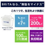 ブリタ ポット型浄水器 アルーナCOOL カートリッジ4個付き×2個セット 浄水部容量1.4L（全容量2.4L）