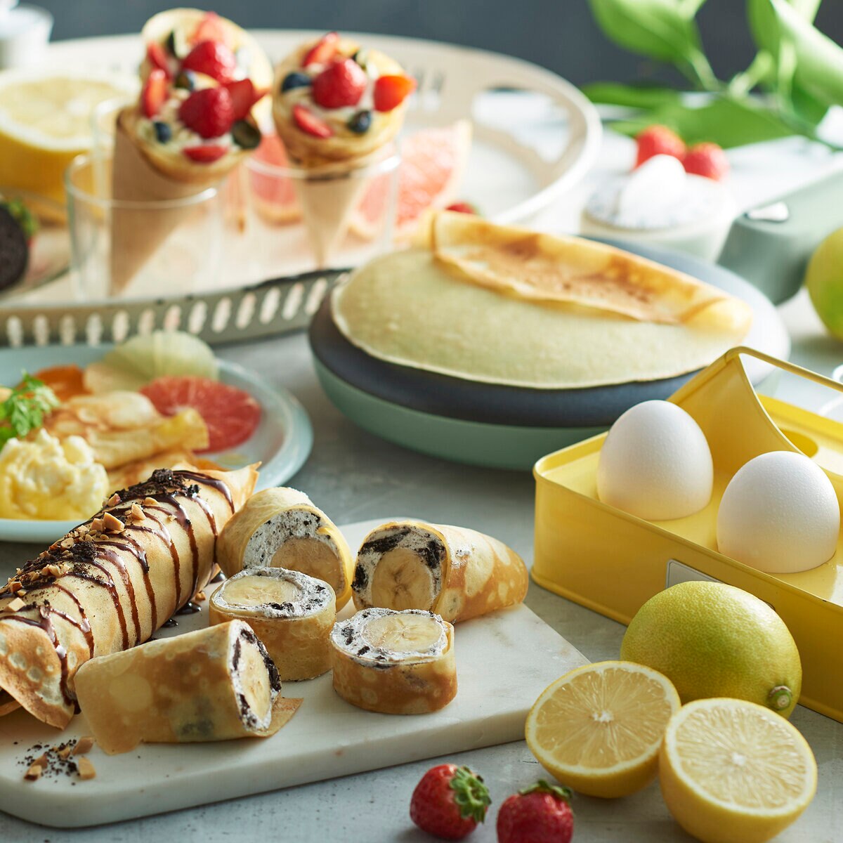 トフィー クレープメーカー K-CP1-PA ペールアクア