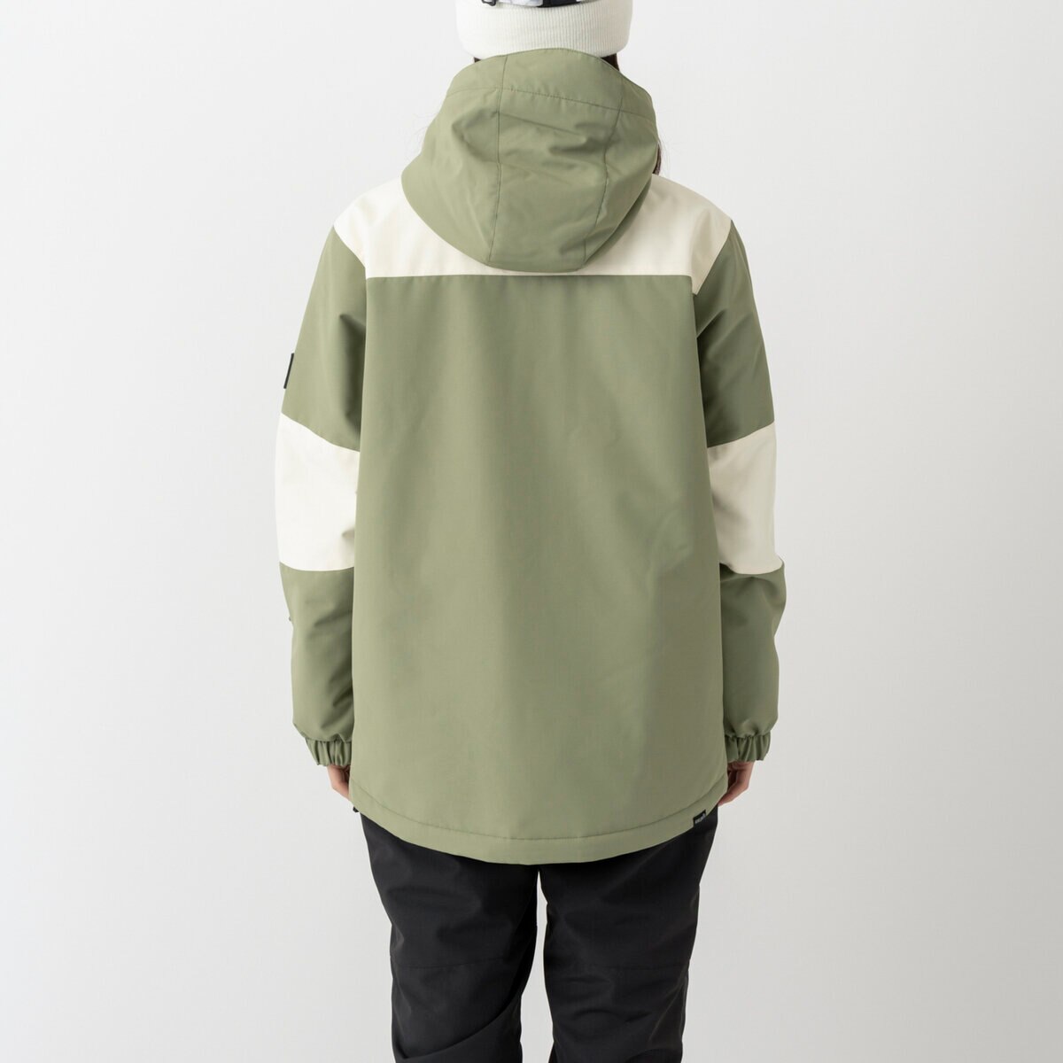 オーシャンパシフィック レディース スノージャケット クリーム / カーキ S