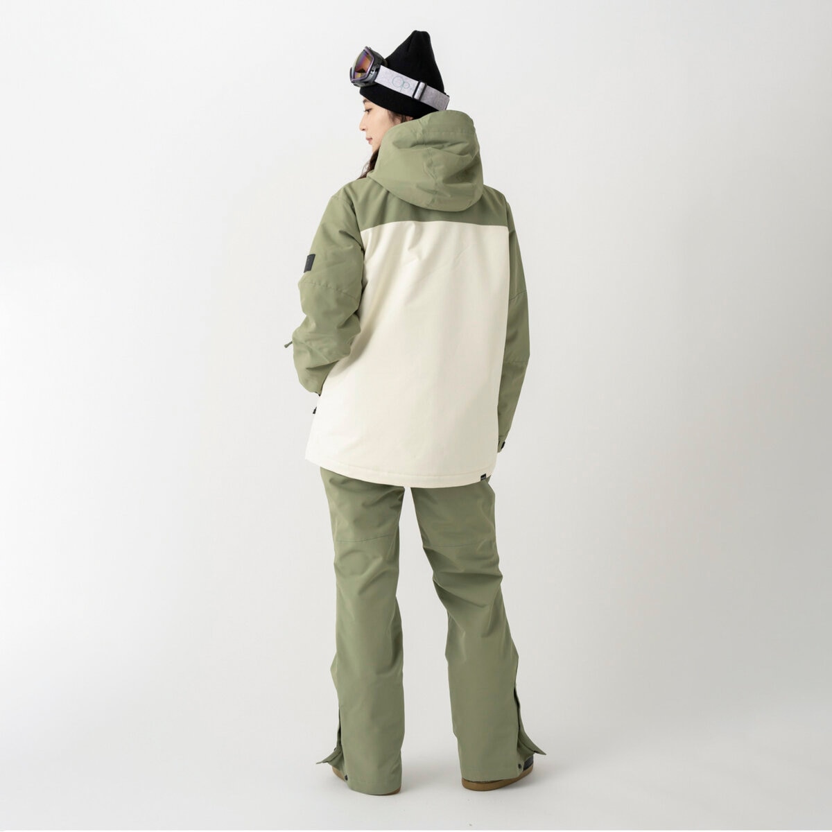 オーシャンパシフィック レディース スノージャケット クリーム M