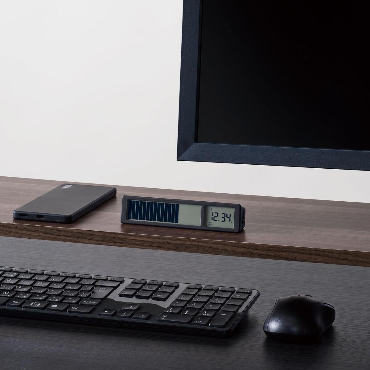 キングジム ビジュアルバータイマー 時間管理 VBT10-BK (1個) (黒)