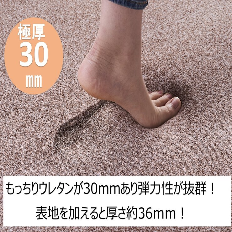 アイリスオーヤマ ラ・クッションラグ 185×185cm アイリスオーヤマ ラ・クッションラグ 185×185cm