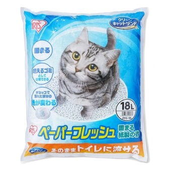 ペーパーフレッシュ 猫砂 18L