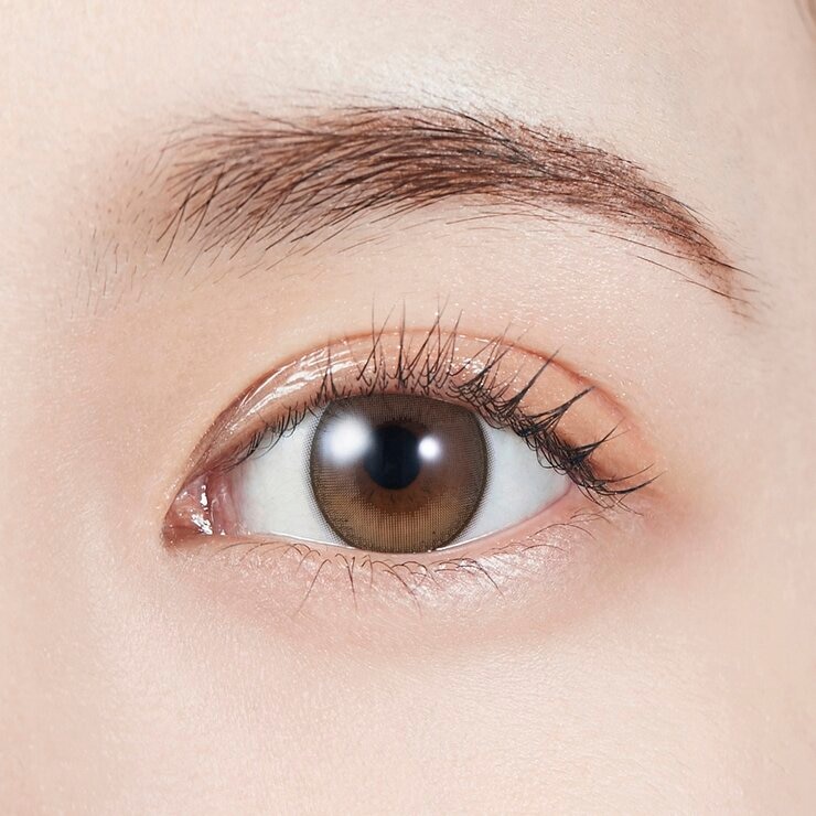 モラク ワンマンス ドーリッシュブラウン 2枚入り 宮脇咲良イメージモデルカラコン 度なし (±0.00)