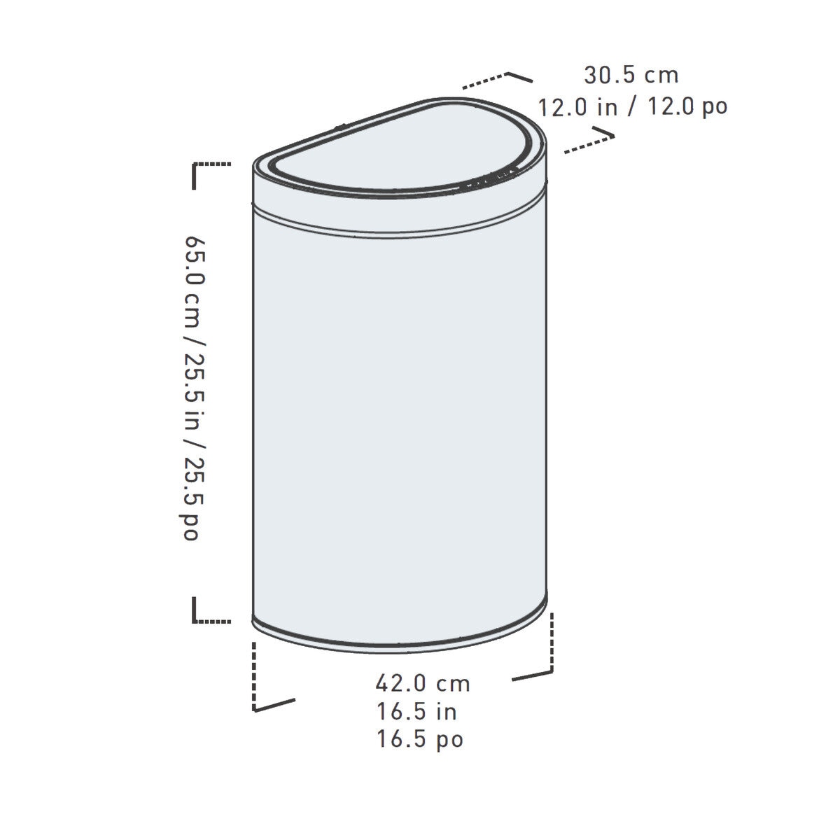 Sensible Eco Living センサーゴミ箱 47L