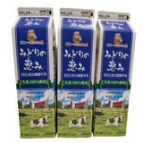 調整牛乳 みどりの恵み 1L x 3