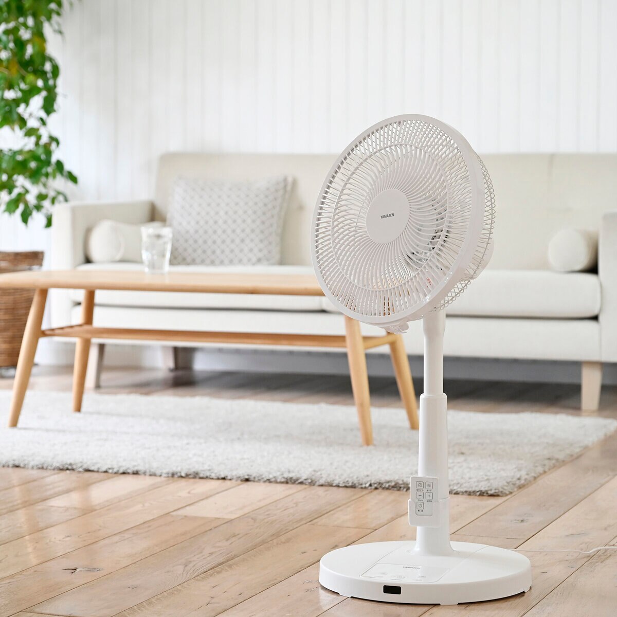 YAMAZEN DCリビング扇風機 YLR-YD302 W