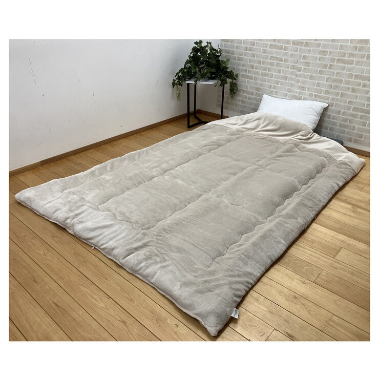 昭和西川 フランネルボア掛け布団 150cm x 200cm ベージュ | Costco Japan