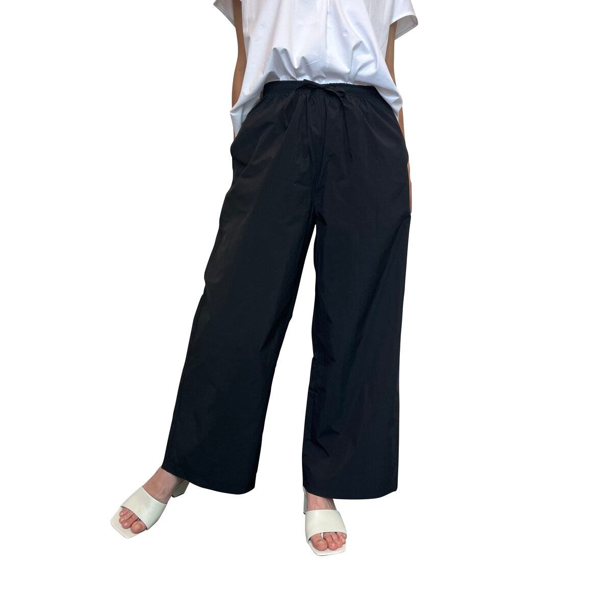 トゥシェ レディース ワイドパンツ ブラック L