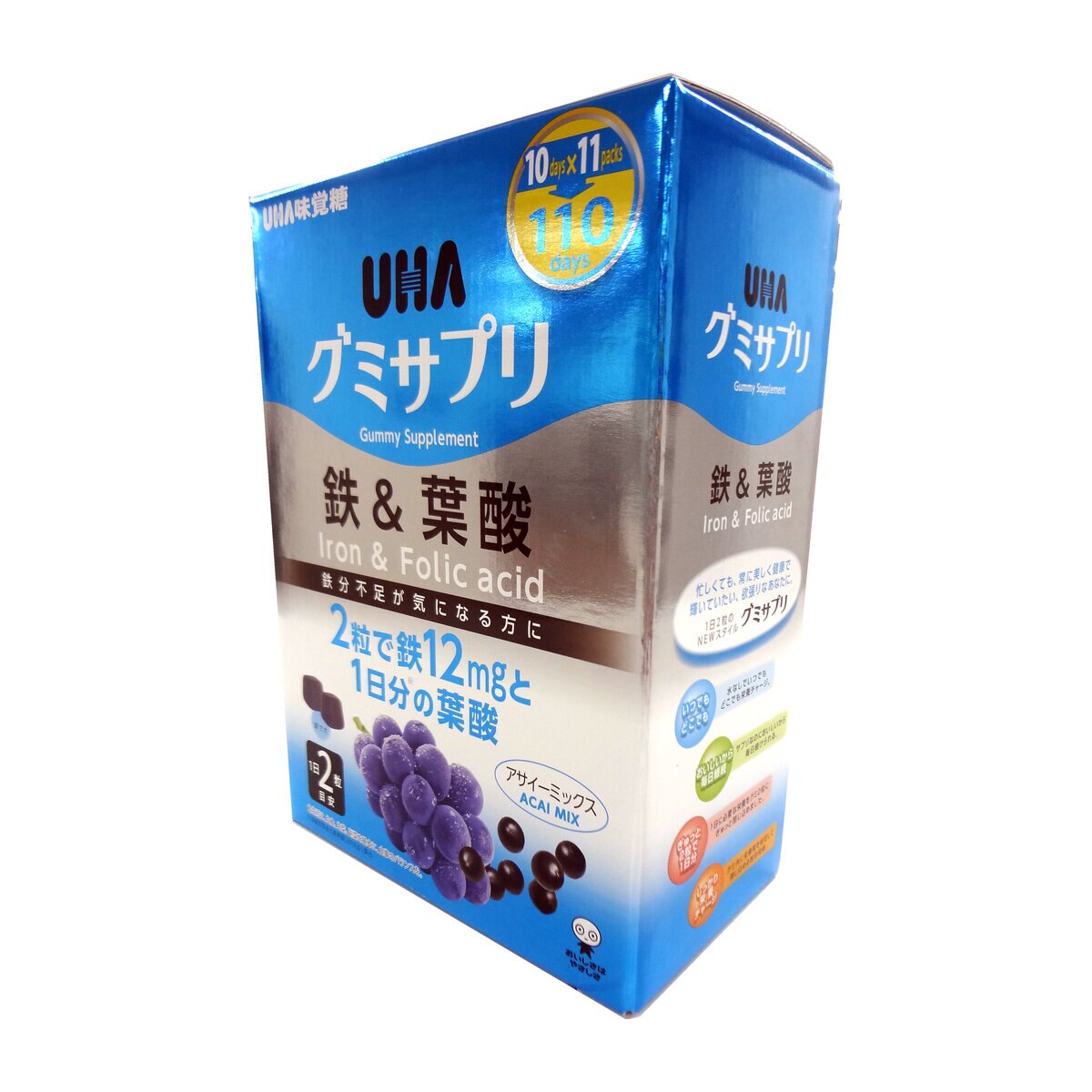 UHA グミサプリ 鉄 + 葉酸 220 粒 | Costco Japan