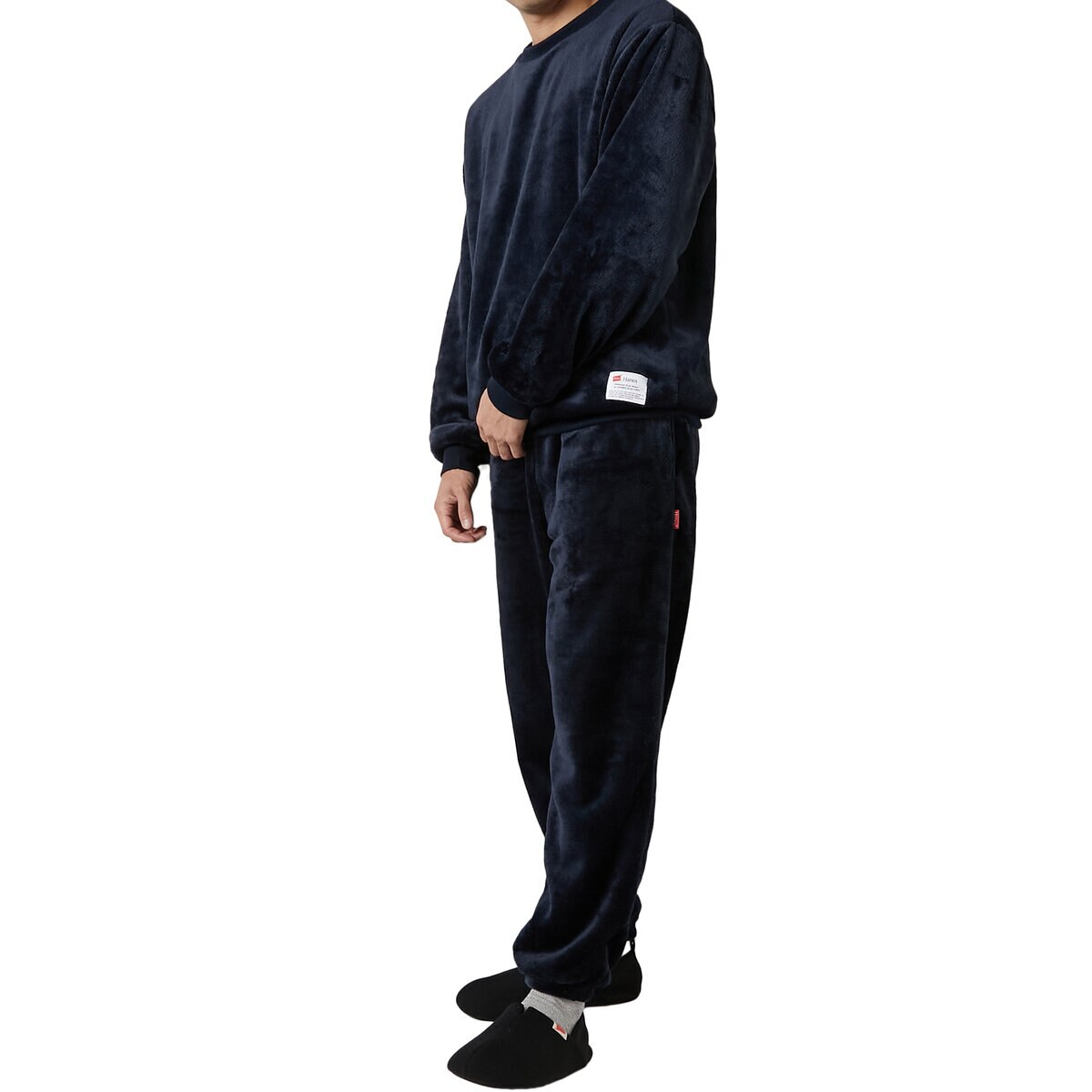 ヘインズ メンズ ラウンジセット ネイビー XL