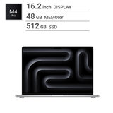 Apple/MacBook Pro 16インチ 14コアCPU/20コアGPU/Apple M4 Proチップ/48GB/512GB SSD