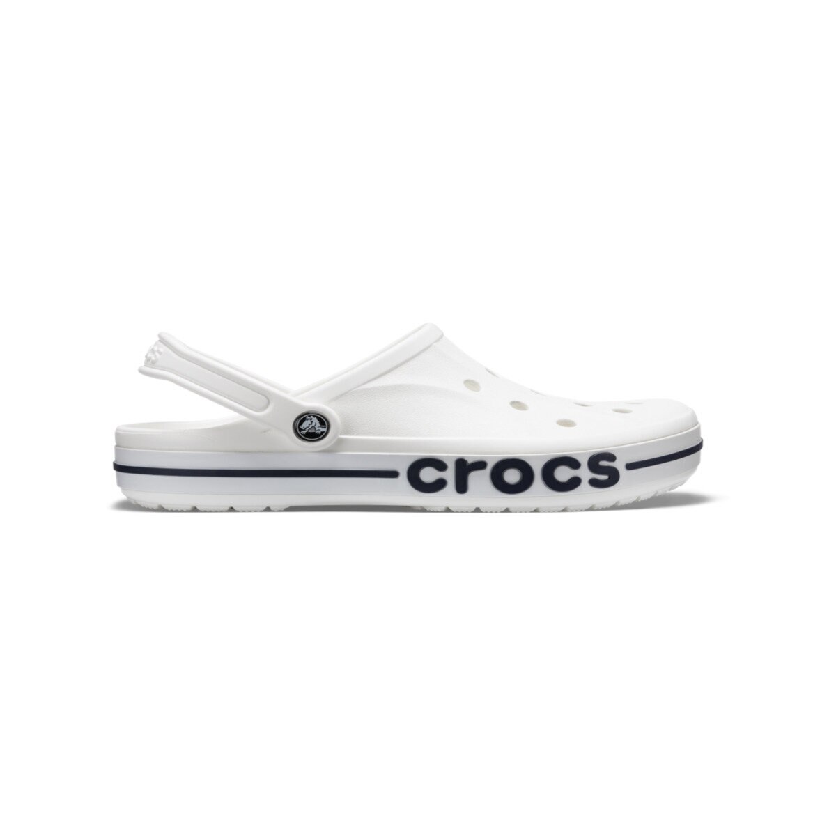 クロックス ユニセックス バヤバンド サンダル ホワイト/ネイビー M7W9/25cm