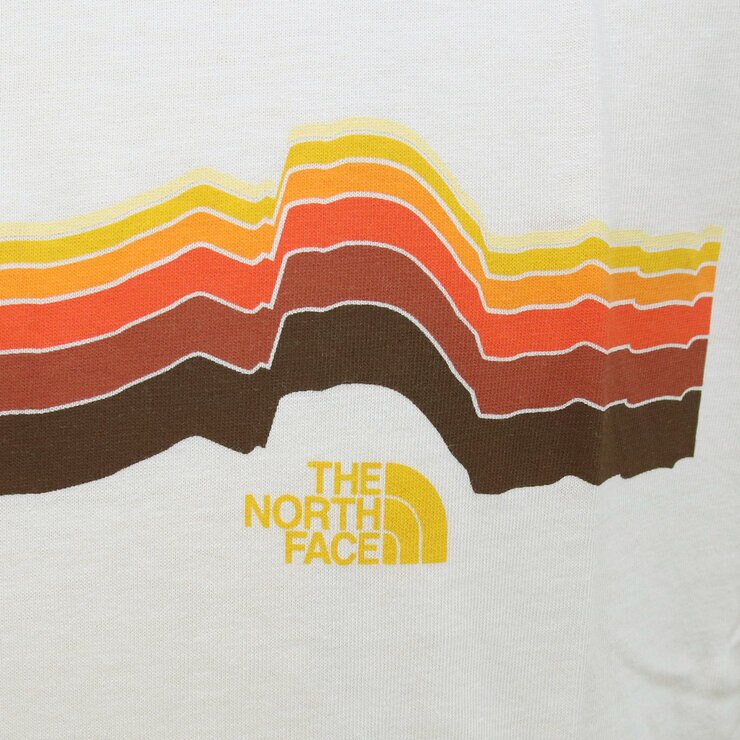 ザ ノースフェイス メンズ エボリューション テキーラ サンライズ 半袖 Tシャツ ホワイト L