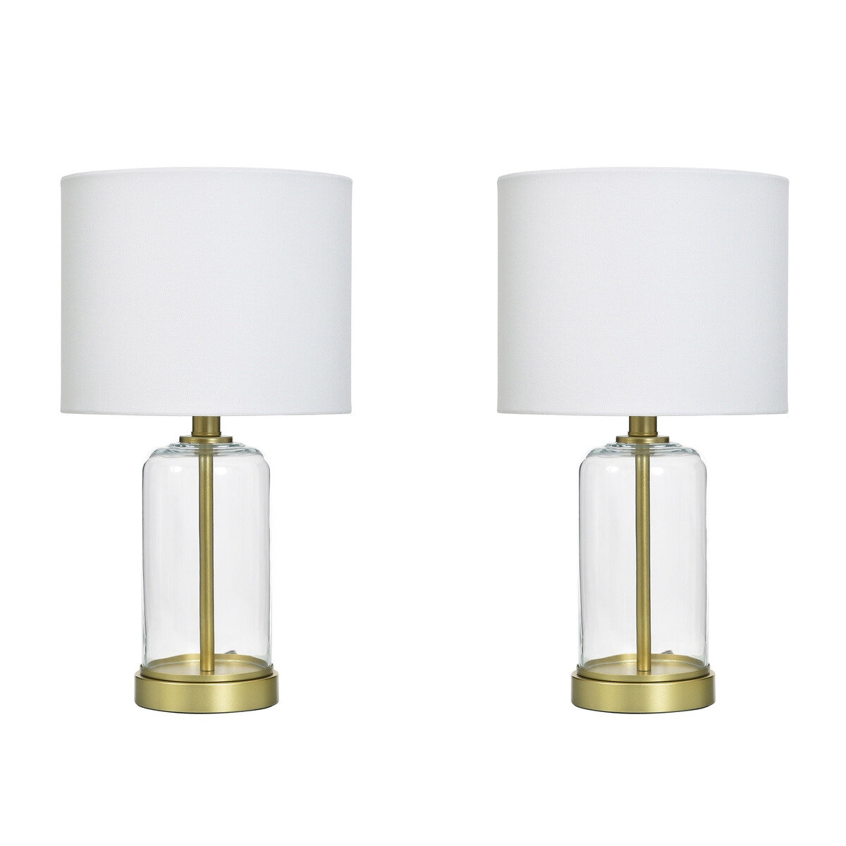 STYLE CRAFT ガラステーブルランプ 2個セット