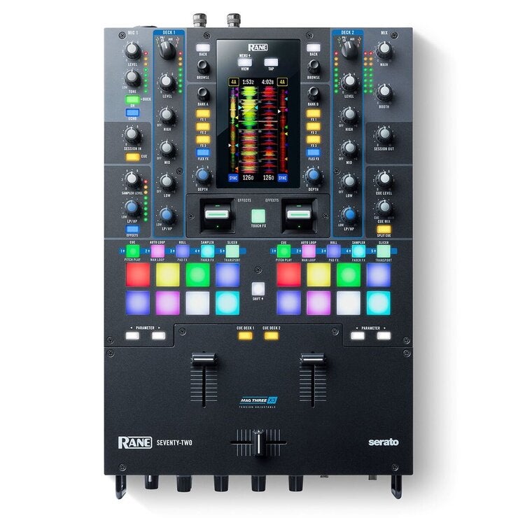 RANE タッチパネル搭載バトルレディー・スクラッチ・ミキサー Seventy-Two RANE タッチパネル搭載バトルレディー・スクラッチ・ミキサー Seventy-Two