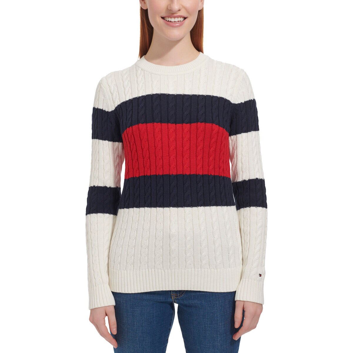 トミー ヒルフィガー レディース セーター ブライトホワイト S トミー ヒルフィガー レディース セーター ブライトホワイト S